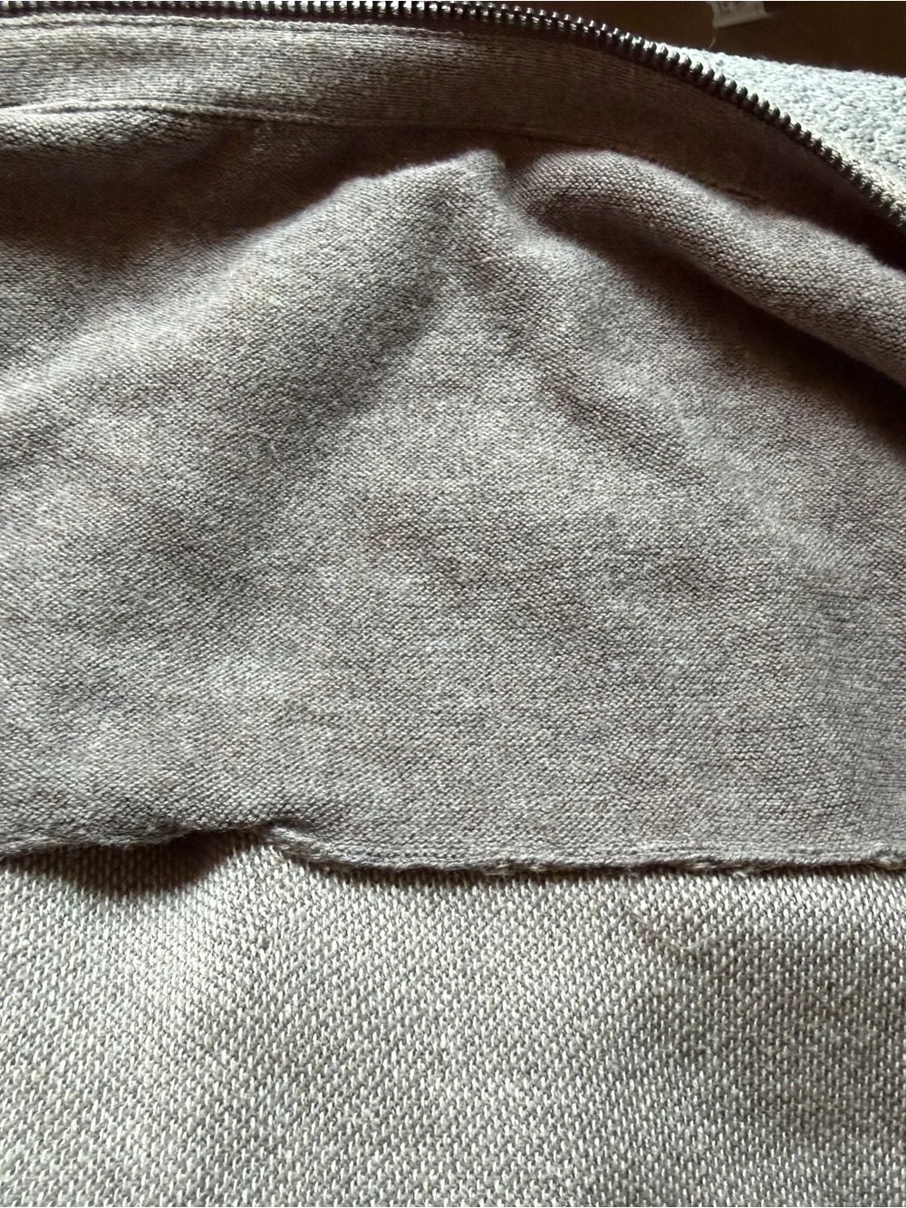 Banana Republic Men's Zip-Up Sweater Jacket in Taupe Brown